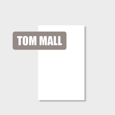 Visitkort - dubbelsidig tom mall - redigera själv